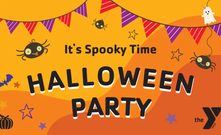 graphic to promote Halloween Party