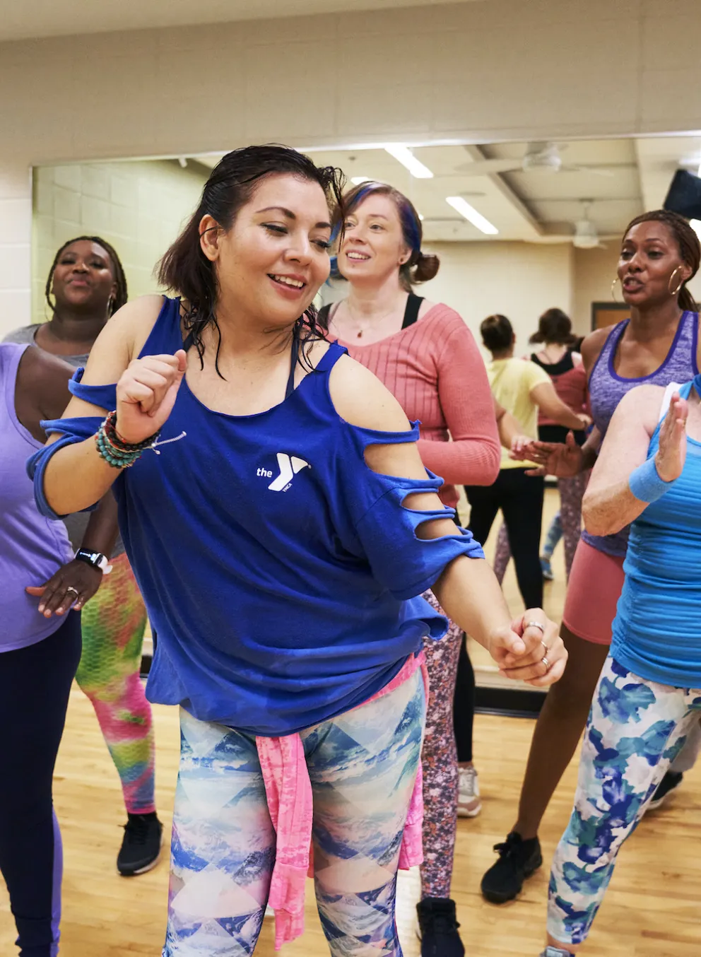 group of women dancing