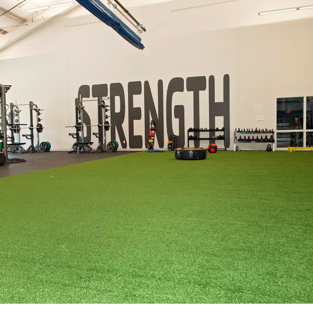 image of a wall that says STRENGTH