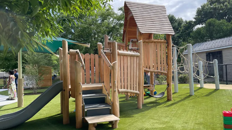 image of an outdoor playground