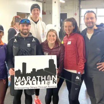 Members of the MetroWest YMCA Marathon Team