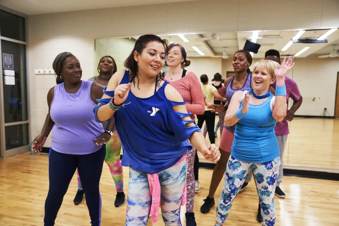 group of women dancing